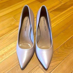 Worn once - Christian Siriano nude pumps